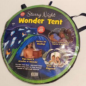 STARRY NIGHT Wonder Tent BNIP Fits Twin Beds PLAY TIME IMMAGINATION